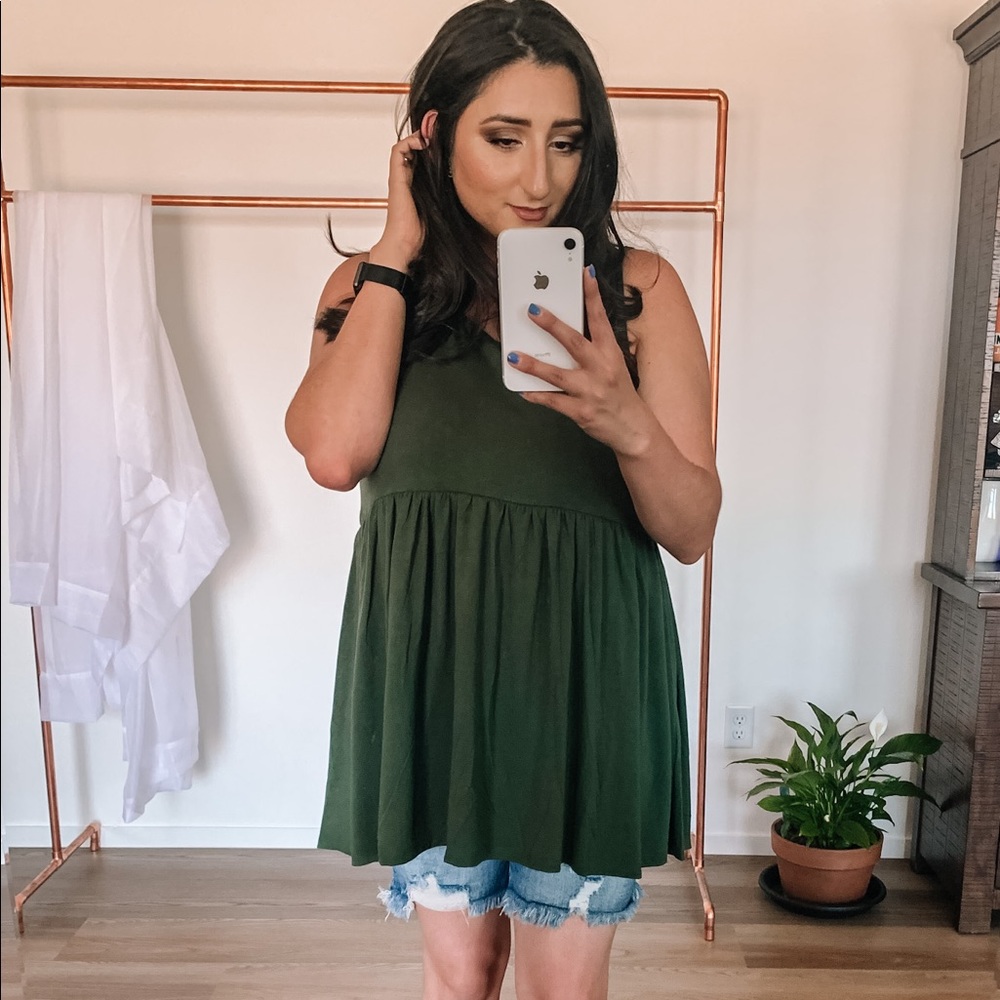 Hunter Green Timeless Tunic Tank